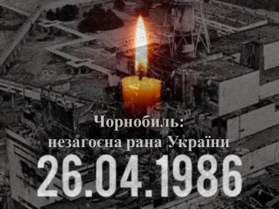 37-й річниці Чорнобильської трагедії присвячуємо!